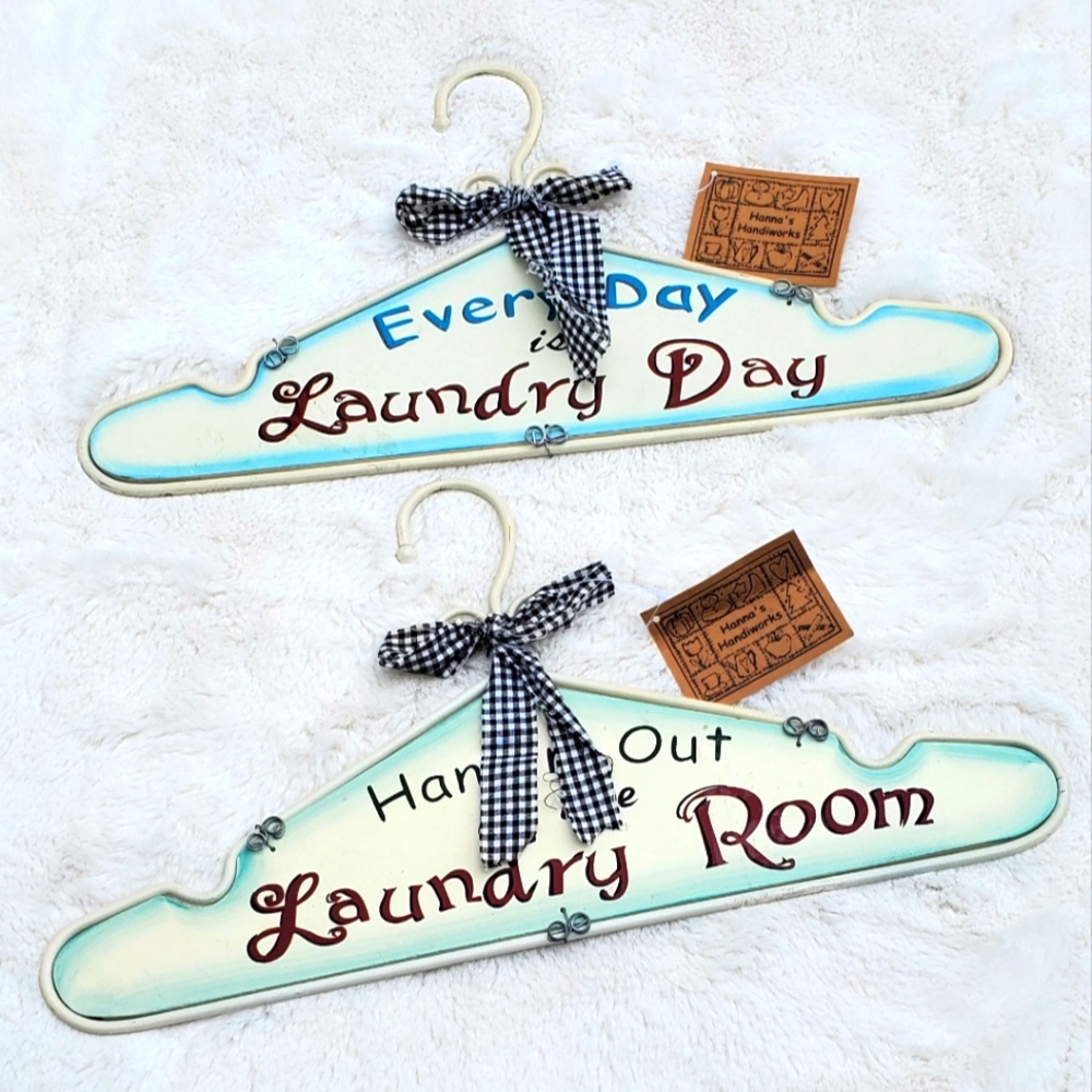 Antique laundry sign